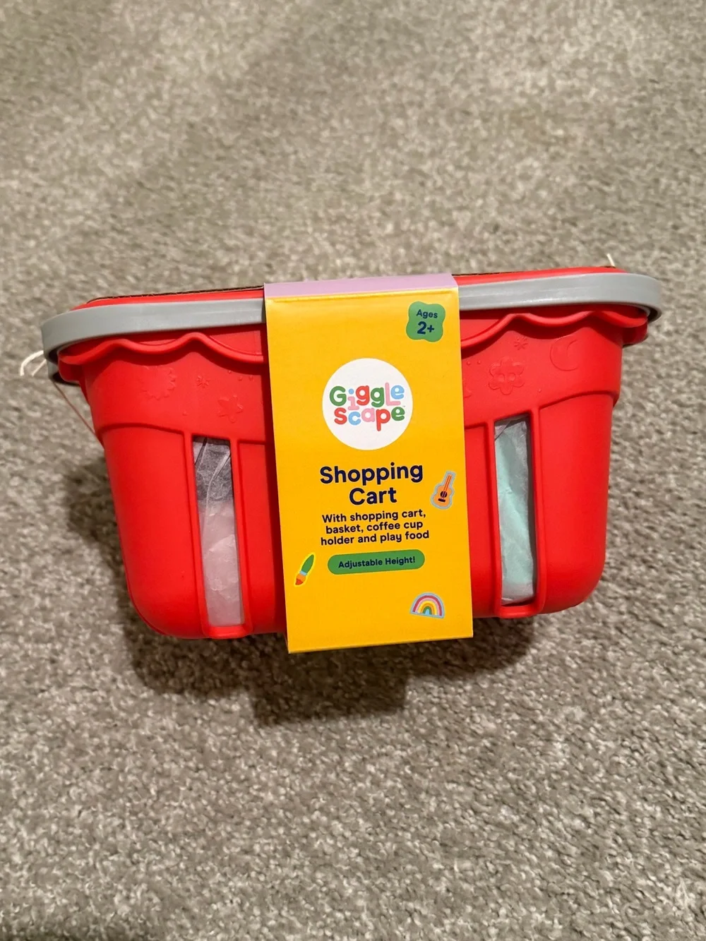 Gigglescape Shopping Cart Playset Hand basket Only